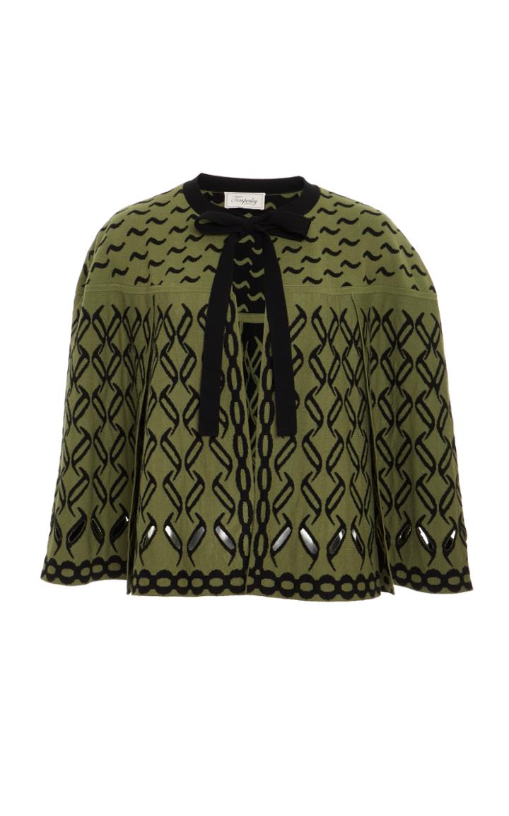 Temperley London Desert Knit Cape