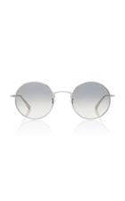 Oliver Peoples The Row After Midnight Round Metal Sunglasses