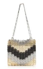 Paco Rabanne 1969 Chevron Striped Chainmail Brass Bag