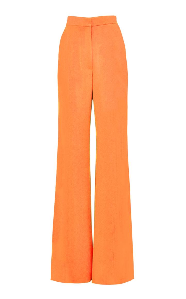 Moda Operandi Lela Rose Maggie Fluid Crepe High-rise Pant