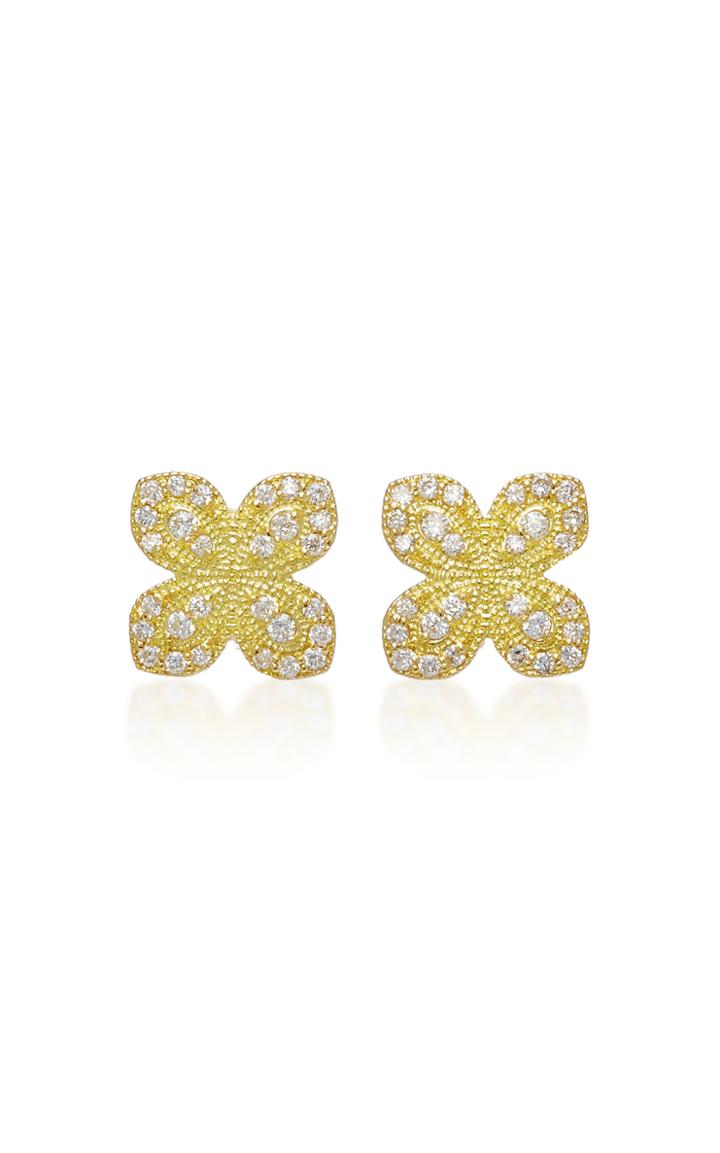 Jamie Wolf 18k Gold Diamond Earrings