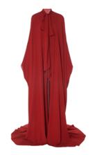Oscar De La Renta Draped Caftan With Train
