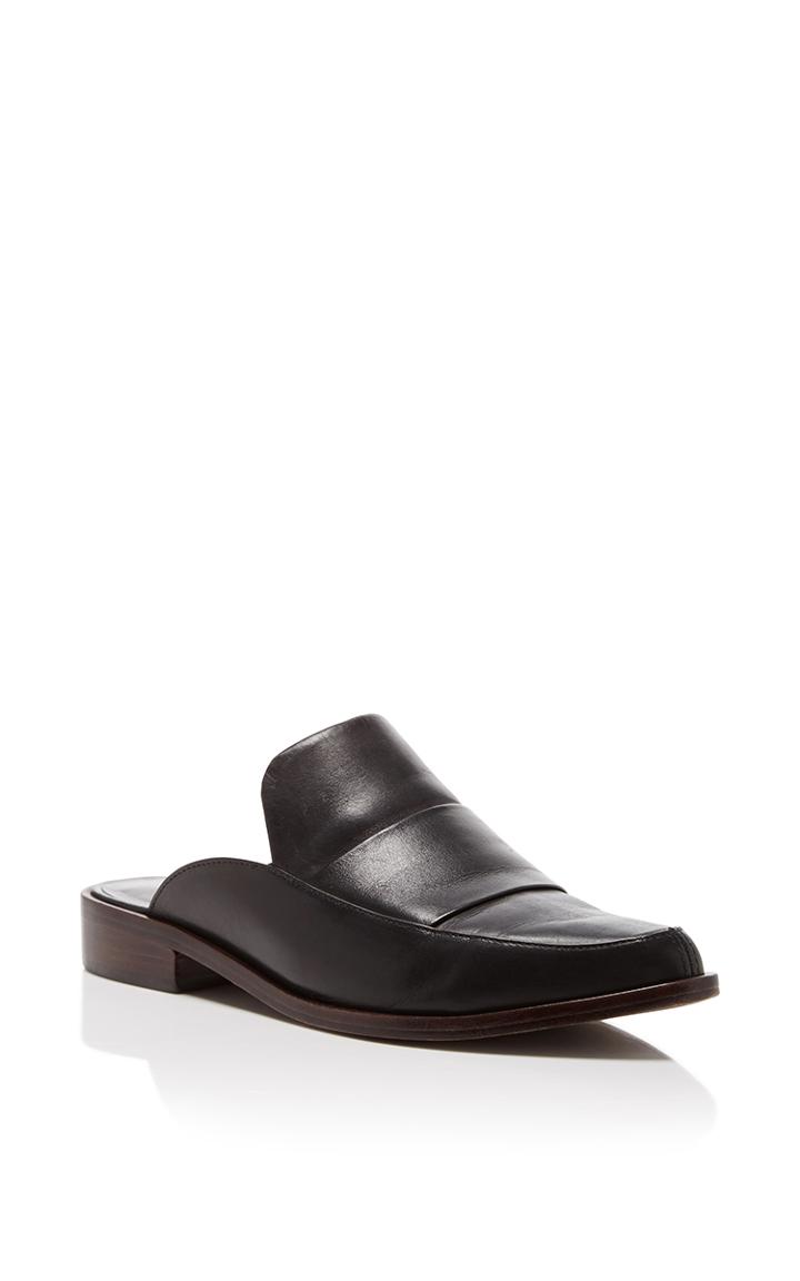 Tibi Denni Leather Mule