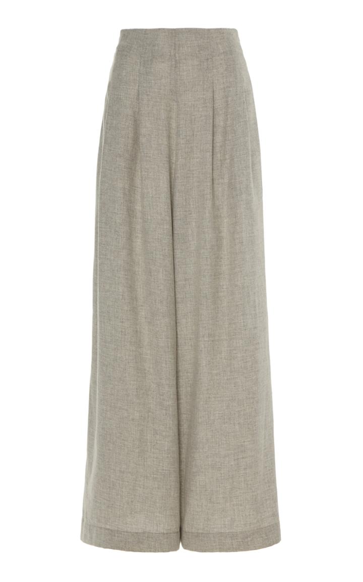 Recreo San Miguel Parker Alpaca Blend Wide-leg Pants