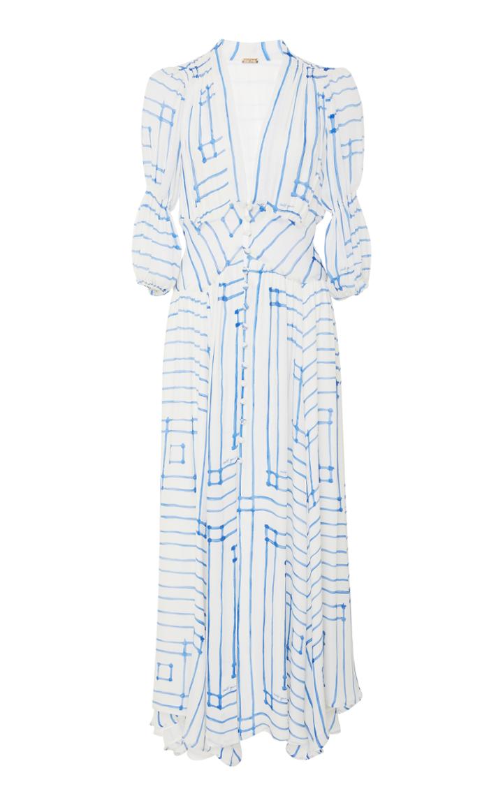 Cult Gaia Willow Silk Prarie Dress