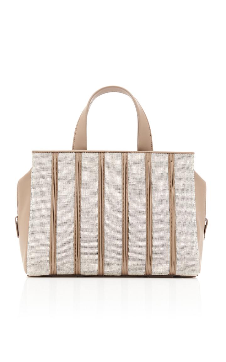 Moda Operandi Max Mara Two-tone Leather Carryall Tote