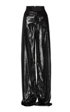 Maticevski Culture Velvet Slick Wide Leg Pant