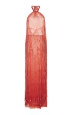 Alberta Ferretti Sequin Column Gown