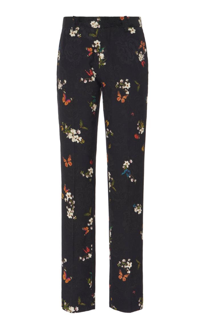 Amiri Butterfly Jacquard Straight-leg Pants