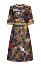 Dolce & Gabbana Metallic A Line Dress