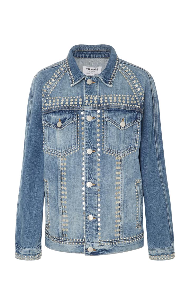 Frame Denim Le Studded Denim Jacket