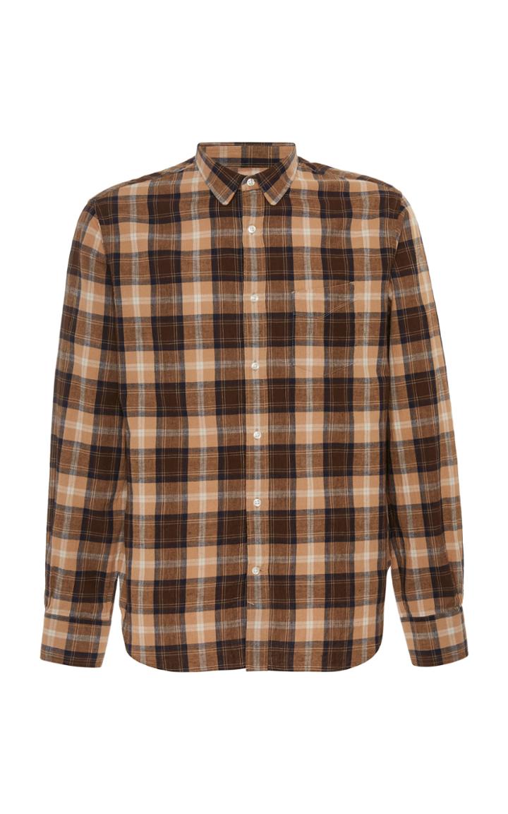 Officine Gnrale Checked Cotton Button-up Shirt