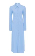 Rosetta Getty Bias Crepe Shirt Dress