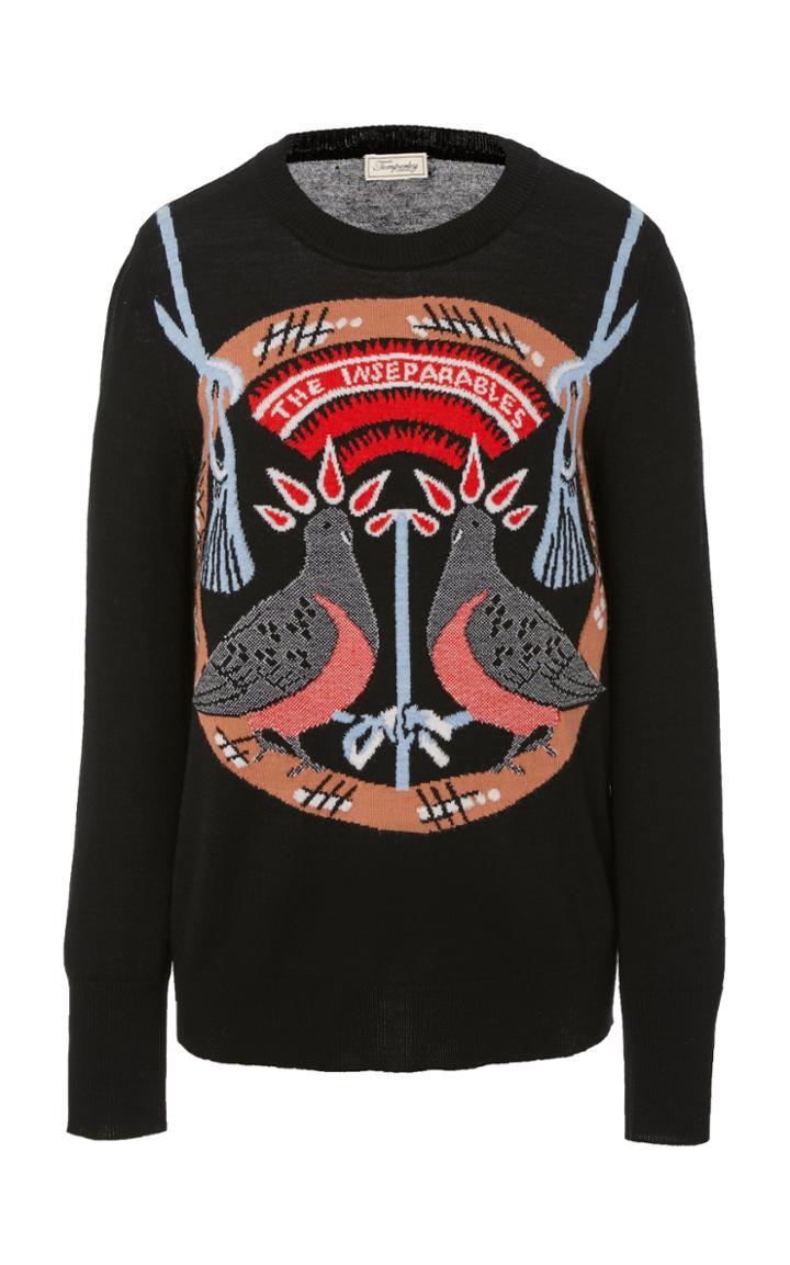 Temperley London Inseparables Dove Wool Jumper