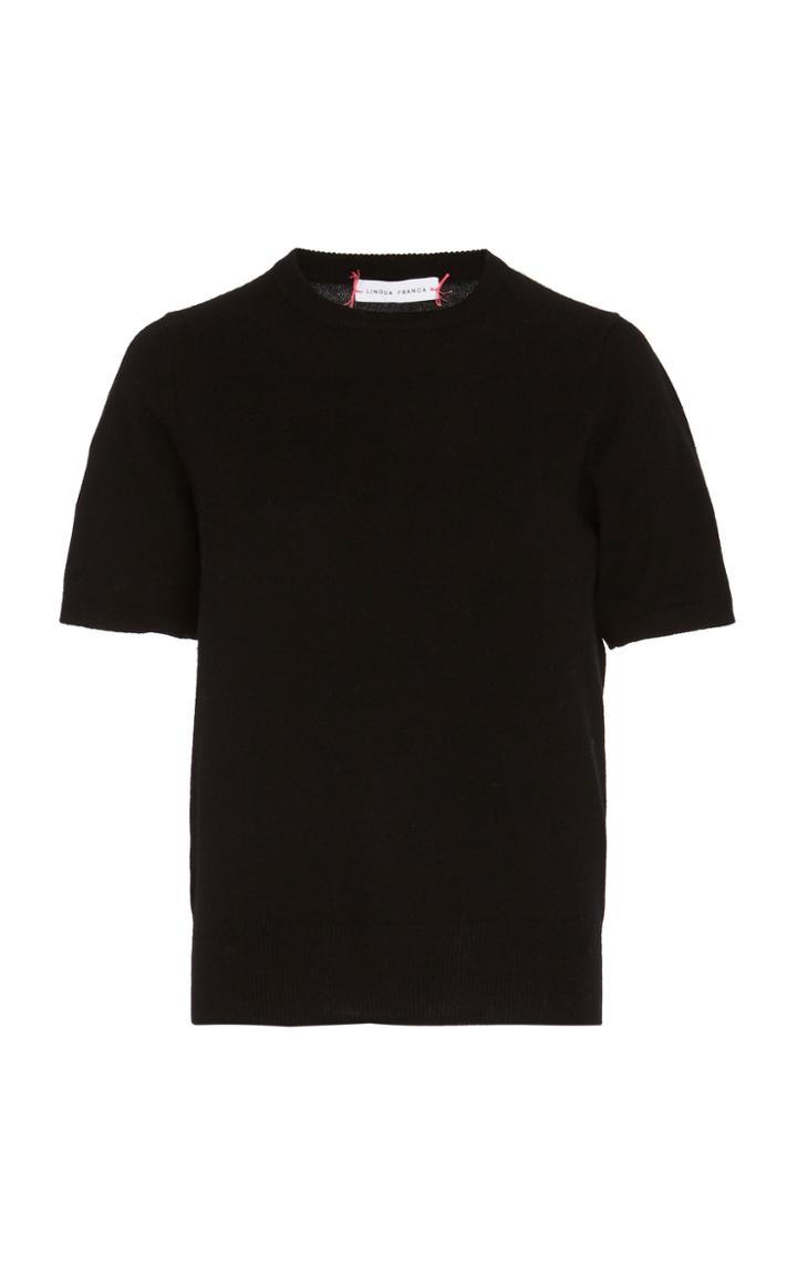 Moda Operandi Lingua Franca Short-sleeve Cashmere Sweater Size: Xs