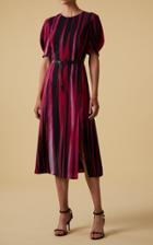 Moda Operandi Altuzarra Gorman Striped Silk Midi Dress