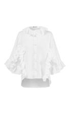 Maticevski Jubilant Ruffled Broderie Anglaise Top