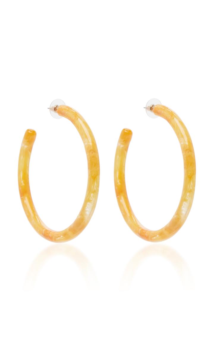Cult Gaia Geneva Acrylic Hoop Earrings