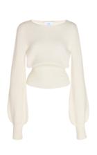 Rebecca De Ravenel Fitted Cashmere Sweater