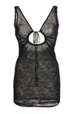 Moda Operandi Saks Potts Pamela Gathered Lace Mini Dress