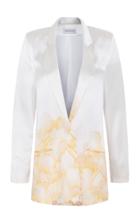 Adriana Iglesias Boyfriend Printed Blazer