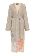 Alena Akhmadullina Belted Sequin Coat