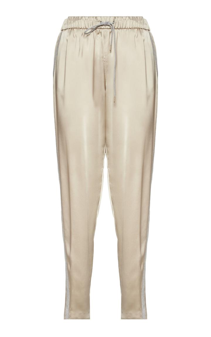 Fabiana Filippi Metallic Stripe Joggers
