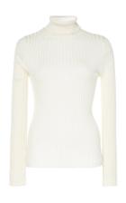 Moda Operandi Tuinch Silk-blend Ribbed-knit Turtleneck Sweater Size: M