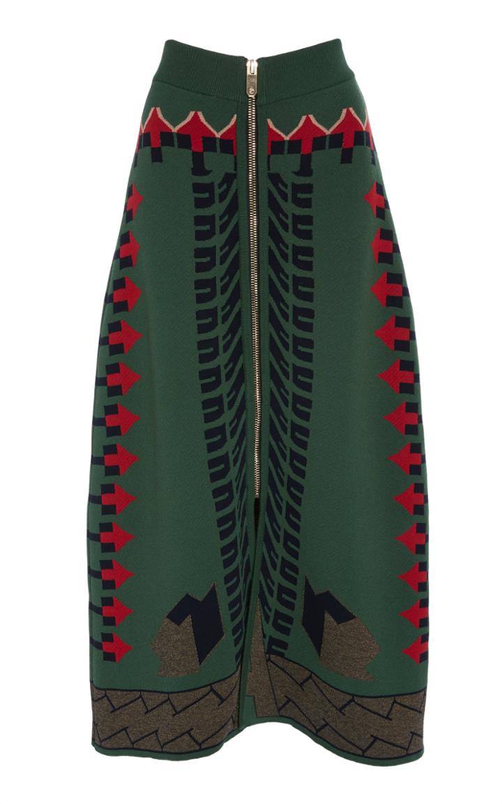 Temperley London Champion Knit Zip Skirt
