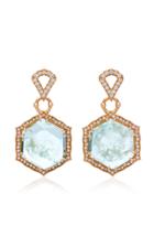 Sara Weinstock Taj 18k Gold Emerald And Diamond Earrings