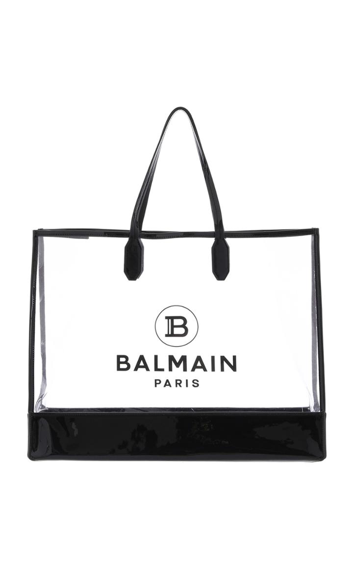 Moda Operandi Balmain Translucent Pvc Shopping Bag