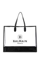 Moda Operandi Balmain Translucent Pvc Shopping Bag