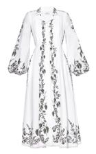 Moda Operandi Erdem Kendrick Puff-sleeve Linen Midi Dress