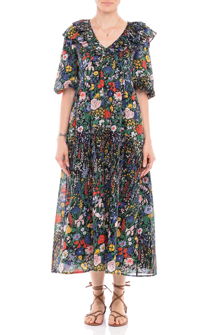 Moda Operandi Banjanan Stella Floral Cotton Dress