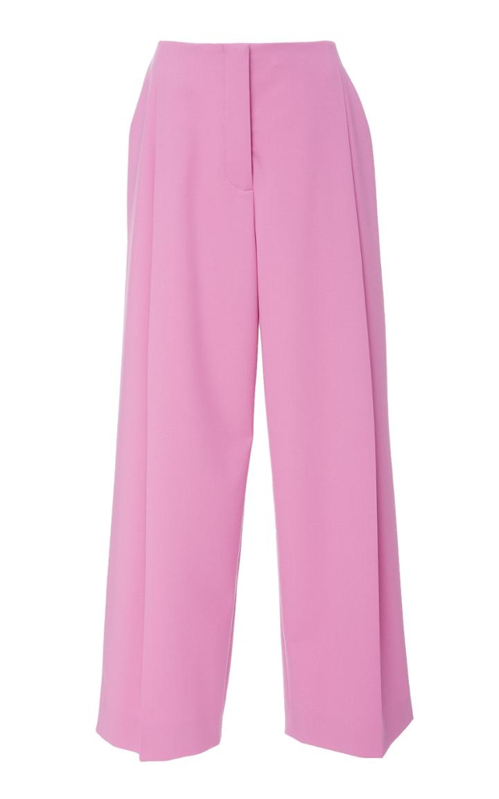 Escada Teli Wide Leg Virgin Wool Pants