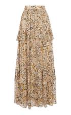 Etro Pleated Floral-print Silk Maxi Skirt