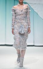 Moda Operandi Yuhan Wang Ruched Floral-jacquard Dress