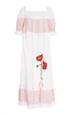 Gl Hrgel Bead Embroidered Puff Sleeve Dress