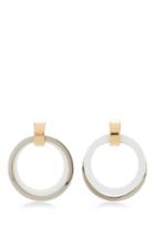 Marni Lily White Earrings With Metal