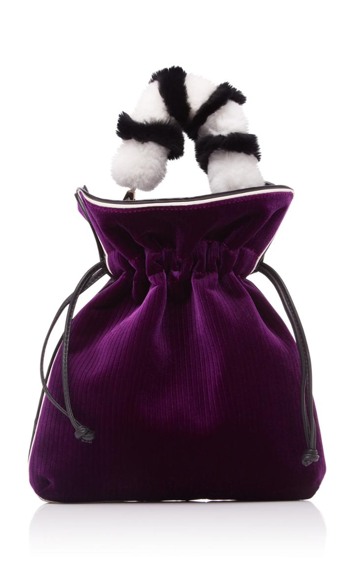 Les Petits Joueurs Trilly Monocolor Lines Pouch