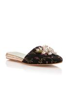 Giambattista Valli Jewel Embroidered Slipper