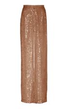 Sally Lapointe Sequined Crepe Straight-leg Pants Size: 2