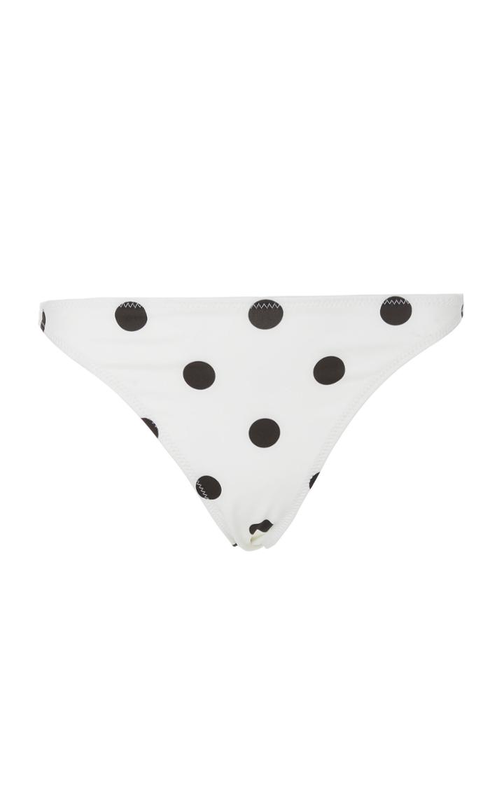 Solid & Striped Annabelle Polka Dot Cheeky Bikini Bottom