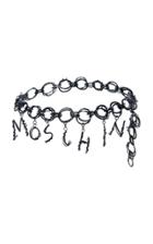 Moschino Scribble Logo Chain Belt
