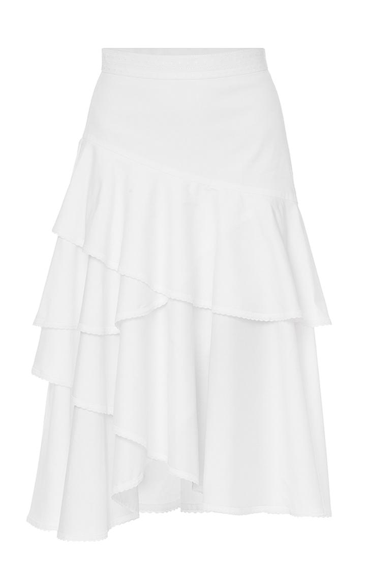 Flow The Label High Waisted Ruffle Pattern Skirt