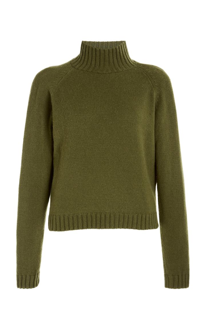 Moda Operandi The Elder Statesman Highland Cropped Cashmere Sweater