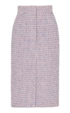 Moda Operandi Soonil Blue Multi Tweed Pencil Skirt Size: 2