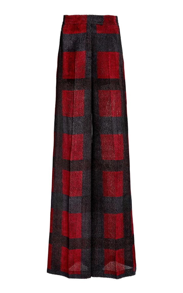 Moda Operandi Akris Florette Silk-jardin Dvor Wide-leg Pants