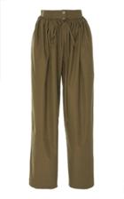 Loewe Double Waistband Cotton-blend Trousers