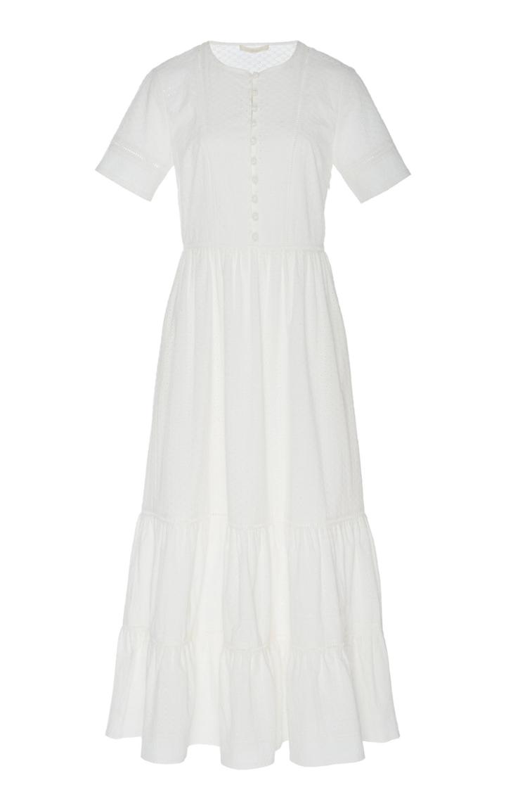 Jonathan Simkhai Eyelet Cotton Maxi Dress